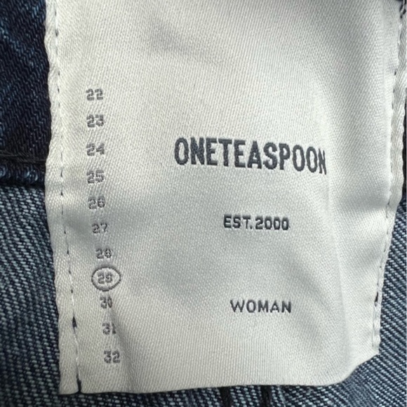 One Teaspoon Awesome Baggies High Waist Straight Leg Denim Jeans, Size 29 NWOT - Picture 5 of 15